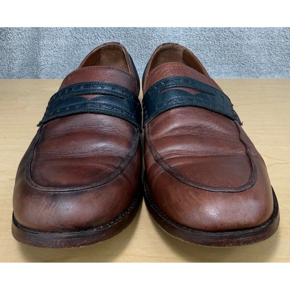 Esquivel Leather Penny Loafer Dress Shoes Men's 41 US 7.5-8 Hand Made California